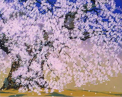 Japanese Spring paintings and prints by Chinami NAKAJIMA