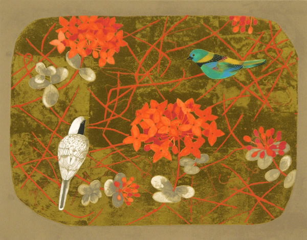 Japanese Floral or Flower paintings and prints by Fumiko HORI