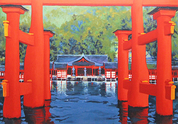 Japanese Tourist Spot paintings and prints by Hiroshi OKUTANI