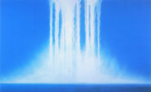 Japanese Waterfall paintings and prints by Hiroshi SENJU