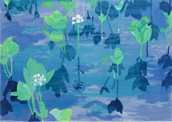 Japanese Swamp paintings and prints by Kaii HIGASHIYAMA