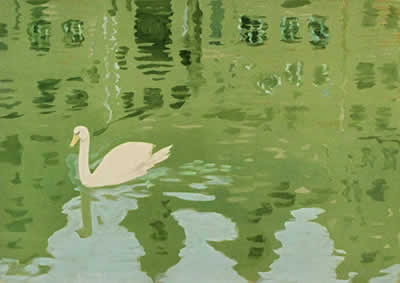 Japanese Lake paintings and prints by Kaii HIGASHIYAMA