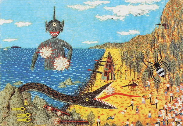 Japanese Monster paintings and prints by Kiyoshi YAMASHITA
