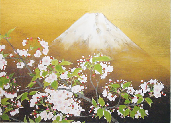 Japanese Fuji paintings and prints by Koichi NABATAME