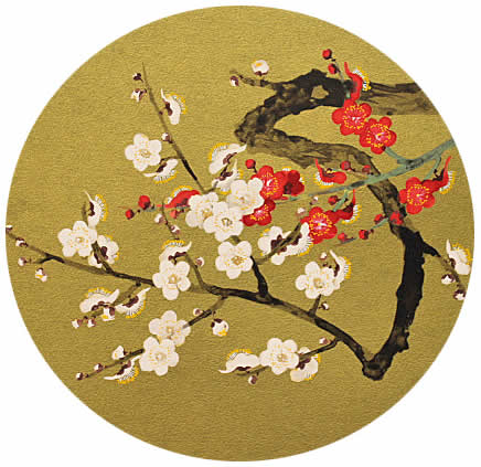 Japanese Spring paintings and prints by Nobutaka OKA