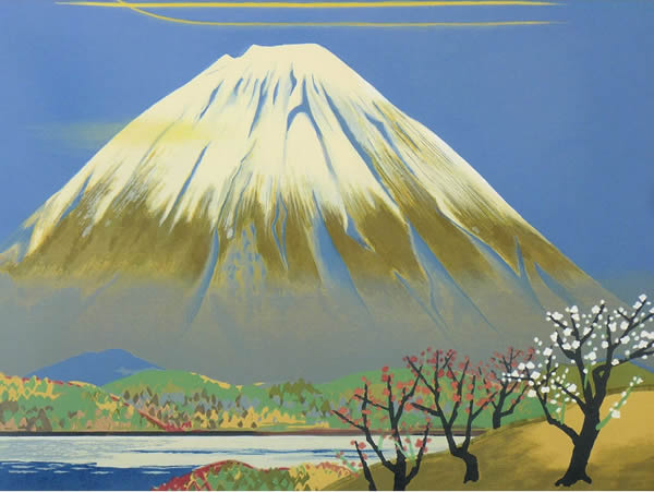 Japanese Lake paintings and prints by Nori OYA