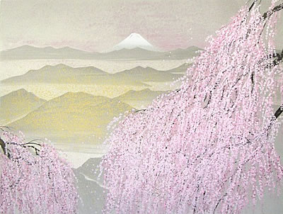 Japanese Mountain paintings and prints by Reiji HIRAMATSU