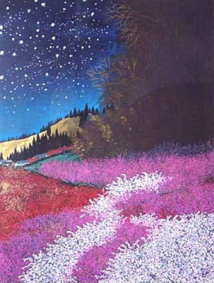 Japanese Floral or Flower paintings and prints by Reiji HIRAMATSU