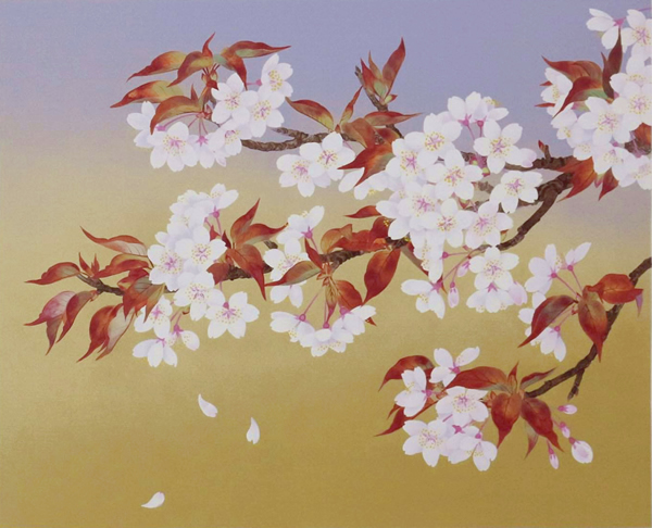 Japanese Spring paintings and prints by Rieko MORITA