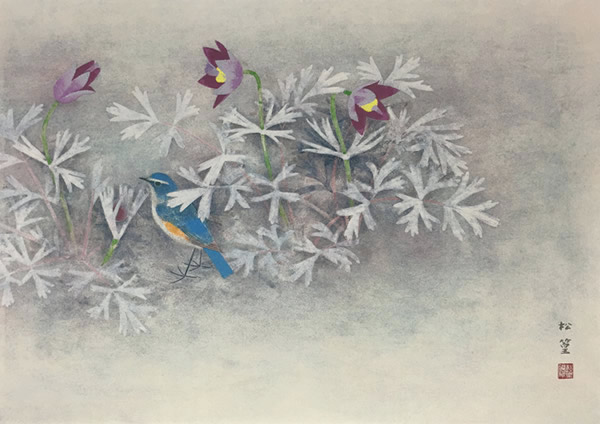 Japanese Bird paintings and prints by Shoko UEMURA