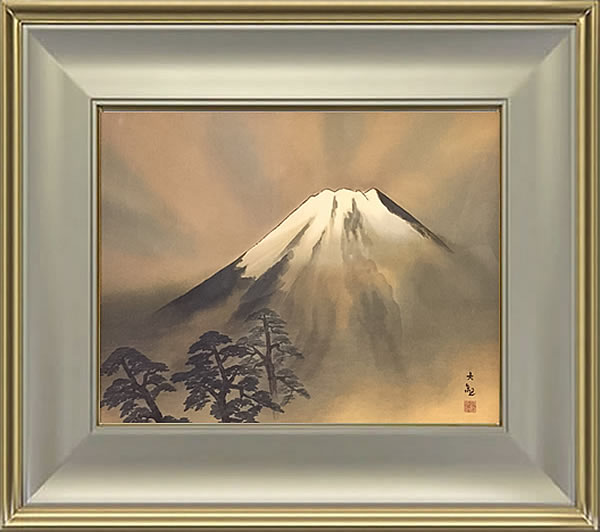 'Sacred Fuji' lithograph by Taikan YOKOYAMA