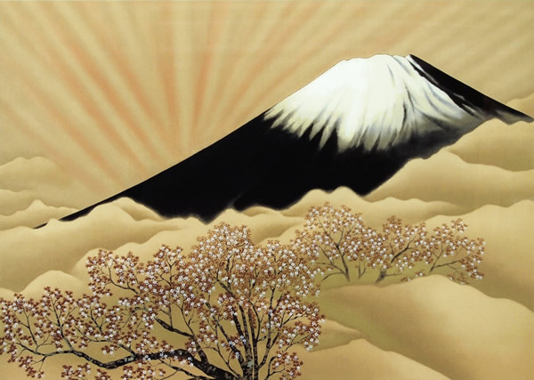 Japanese Fuji paintings and prints by Taikan YOKOYAMA