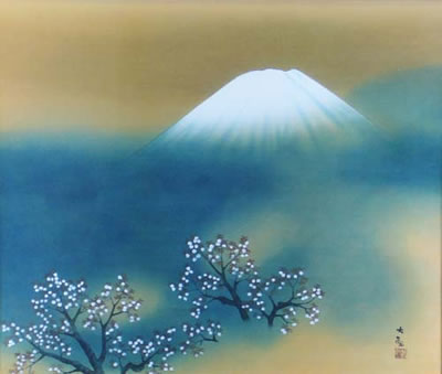Japanese Spring paintings and prints by Taikan YOKOYAMA