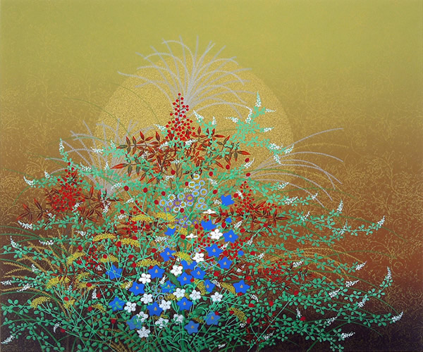 Japanese Moon paintings and prints by Tatsuya ISHIODORI