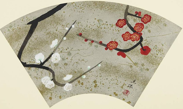 Japanese Spring paintings and prints by Togyu OKUMURA