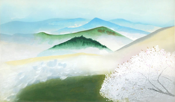Japanese Sky or Cloud paintings and prints by Togyu OKUMURA