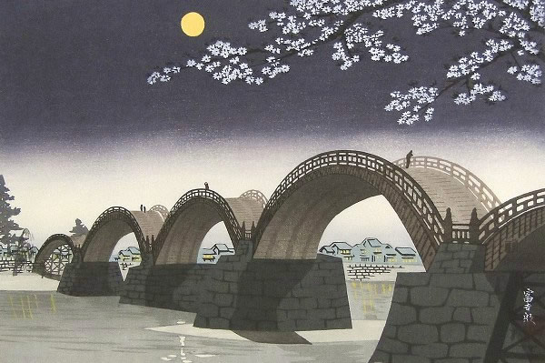 Japanese Night paintings and prints by Tomikichiro TOKURIKI