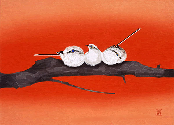 Japanese Bird paintings and prints by Yoshiyuki NAKANO