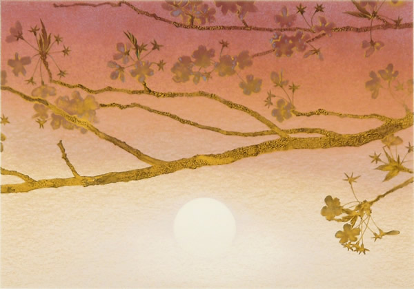 Japanese Moon paintings and prints by Yuji TEZUKA